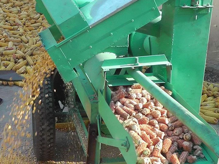 processo de debulha de milho