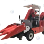 2 row maize harvesting machine