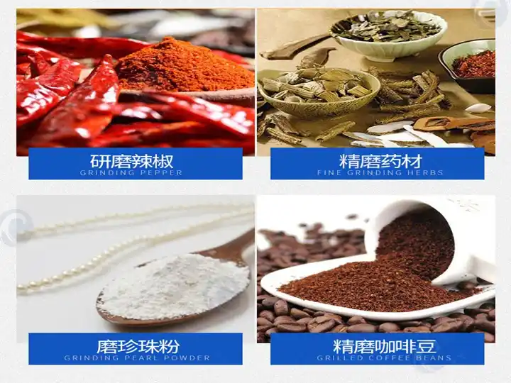 Corn Mill Grinder | Disk Mill Machine 5 Corn Mill Grinder Application Materials