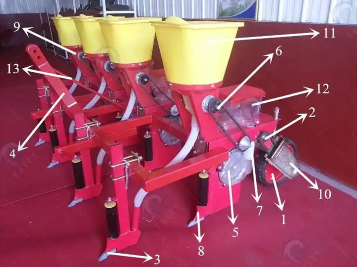 Structure Of The Maize Planter