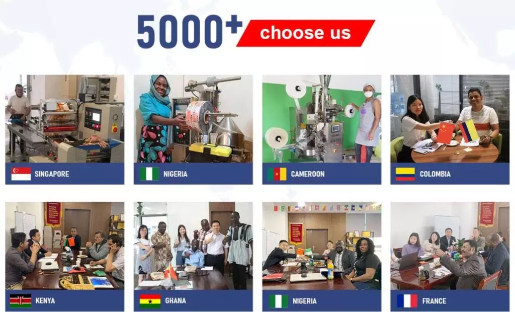 People From Many Countries Have Chosen Us