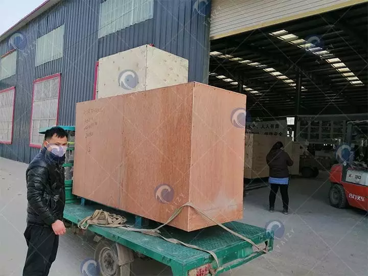 shipping of the corn grits milling machine