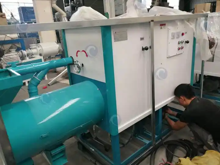 T3 Corn Grits Milling Machine Shipped To The Usa 4 Corn Grits Milling Machine Assembly In Progress