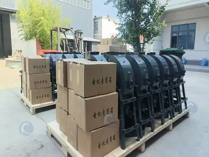 Pequeños Molinos de Martillo de Maíz Siendo Empaquetados