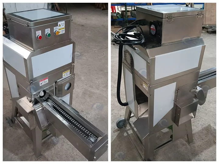 Máquina trilladora de maíz dulce