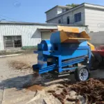 The multifunctional Corn Thresher is threshing millet