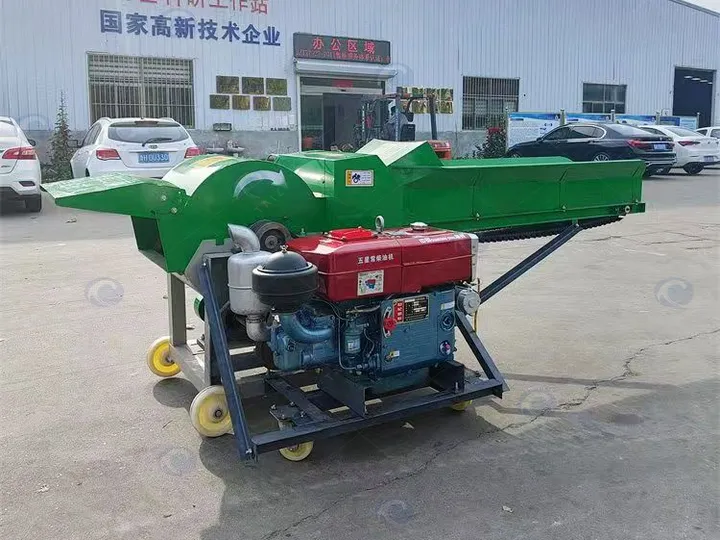 4 Ton/H -20Ton/H Large Corn Stalk Shredder | Efficient Chaff Cutter For Silage Makin 7 Chaff Cutter For Maize Stalk