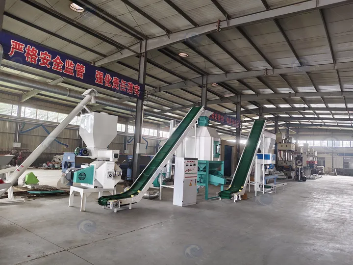 Complete Feed Pellet Processing Line