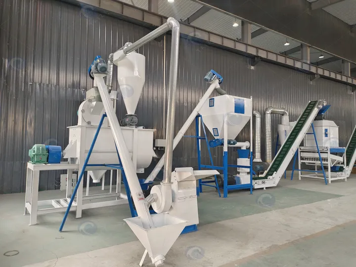 Feed Pellet Production Line For Farm Factory