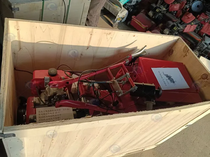 The Corn Harvester Is Being Packed