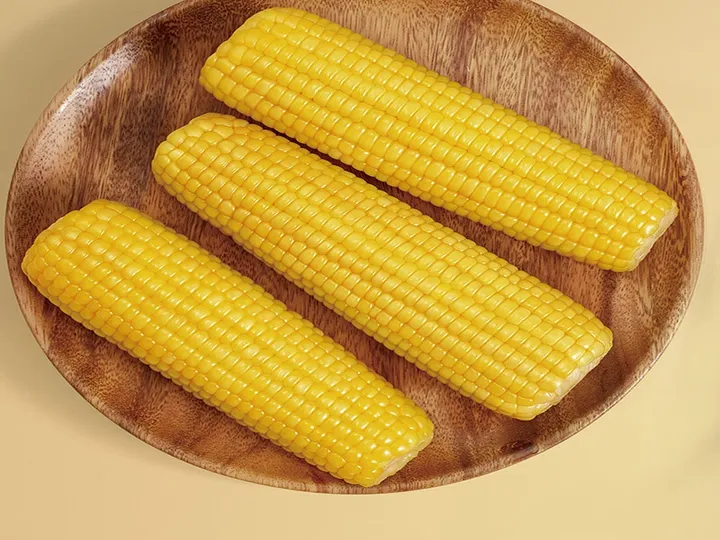 Trimmed Sweet Corn Cob