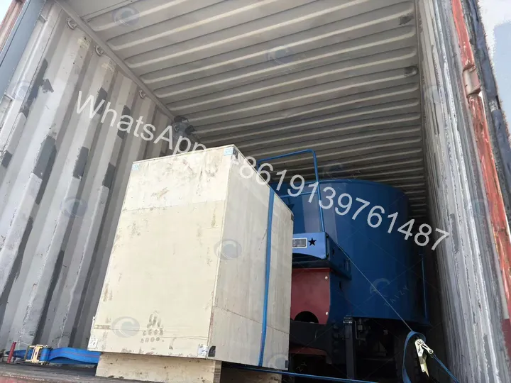 Chaff Cutter Container Loading