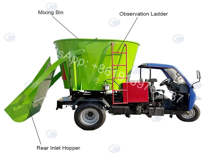 Tmr Silage Mixer Feeder Wagon Structure And Components